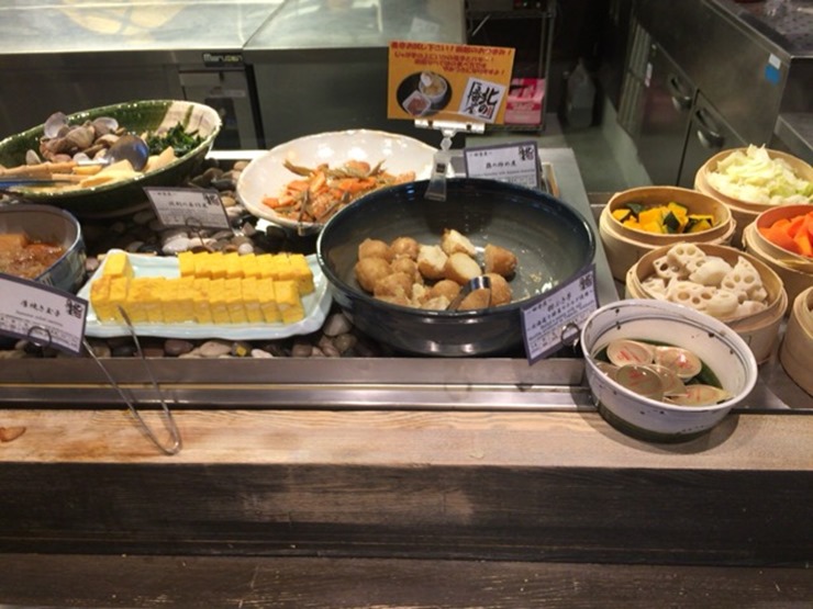 おかずの種類も豊富 ラビスタ函館ベイ朝食のおかず